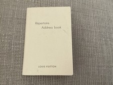 Vintage LOUIS VUITTON Repertoire Address Book Unused 2.50x3.75