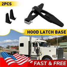 For Kenworth Peterbilt Hood Latch Base HLK1035 S18892 S21209 2313857 63011005 2x