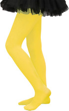 Girls Dance Microfiber Tights - Stretchy Ballet Footed Stockings for School Unif