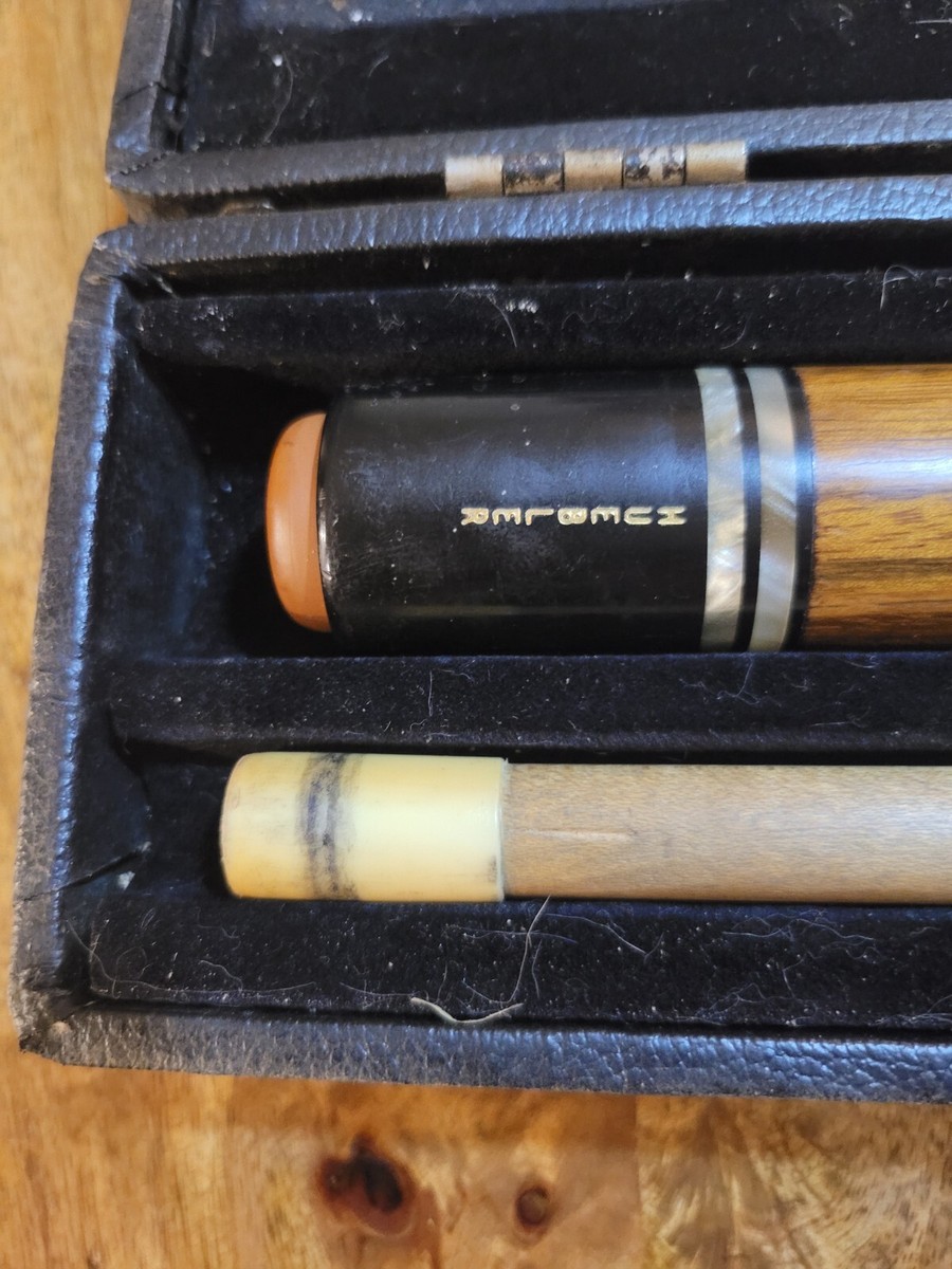 Vintage Huebler Cue Vertical Logo 1960s 1970s like ne