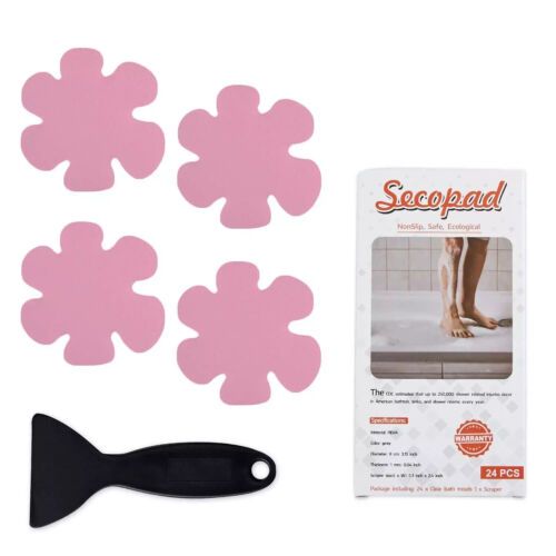 Bathtub Stickers Non-Slip, Safety Shower Treads Adhesive Appliques with Premi...