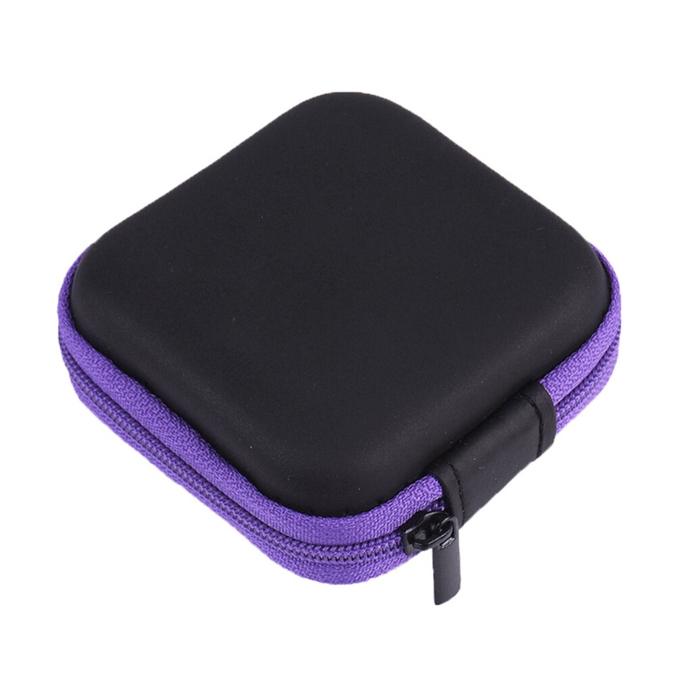 Headphones Wired Earbuds Earphone Pouch Storage Case Small Bag Travel