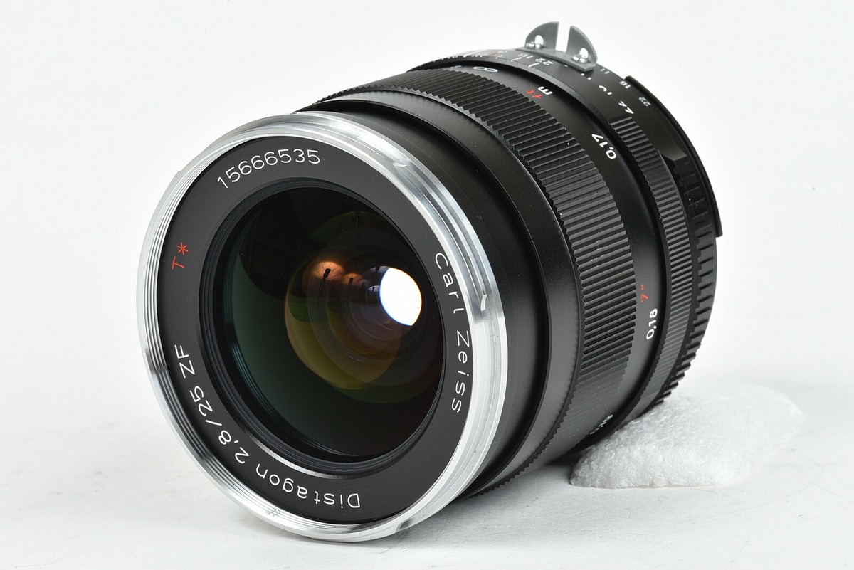 元箱付き Carl Zeiss Distagon T 25mm F2.8 ZK Carl Zeiss Distagon T* 25 mm f/2.8 ZF/ZK/ZS - LensTip.com