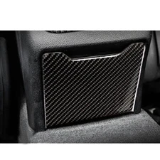 New Carbon Fiber Rear Seat Storage Box Cover Trim For Benz C200 W205  GLC260