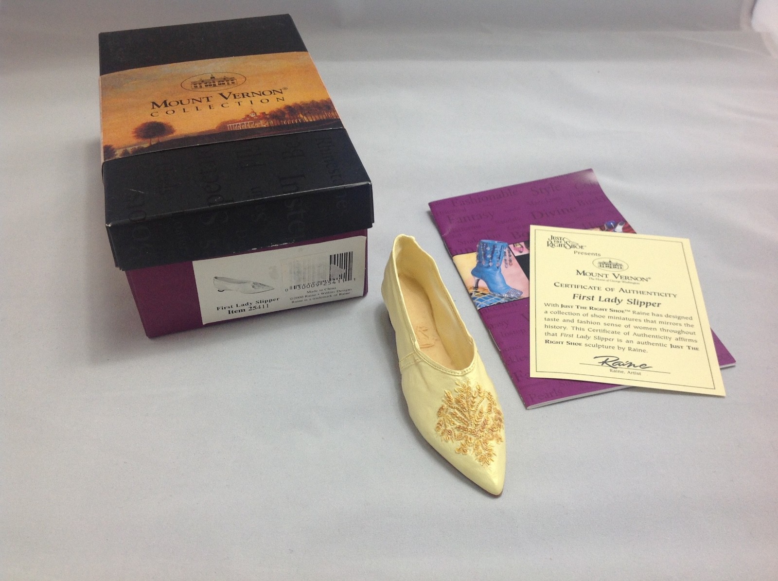Just The Right Shoe Mount Vernon Collection First Lady Slipper 25411