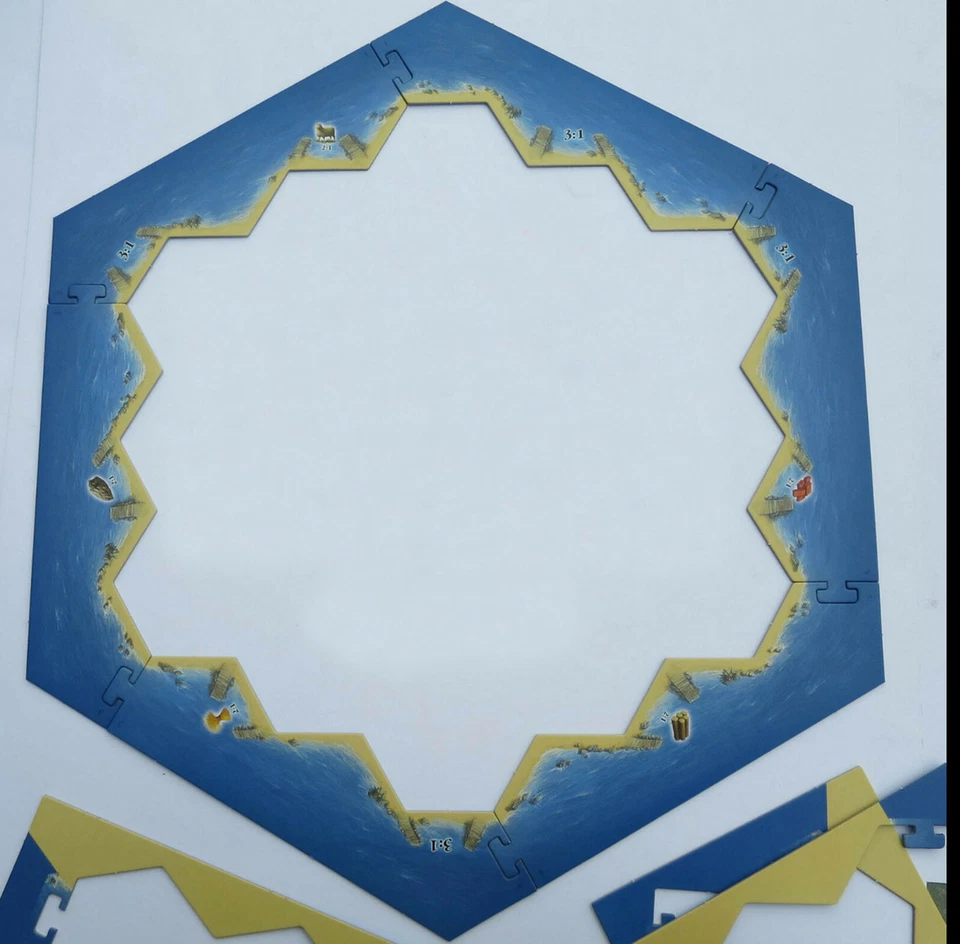 NEU Siedler von Catan 6 Rahmen für das CATAN SPIEL Komplett NEU - Bild 1 von 1