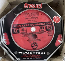FREUD LU83R012 THIN KERF COMBINATION LASER CUT 12” SAW BLADE 60T BRAND NEW