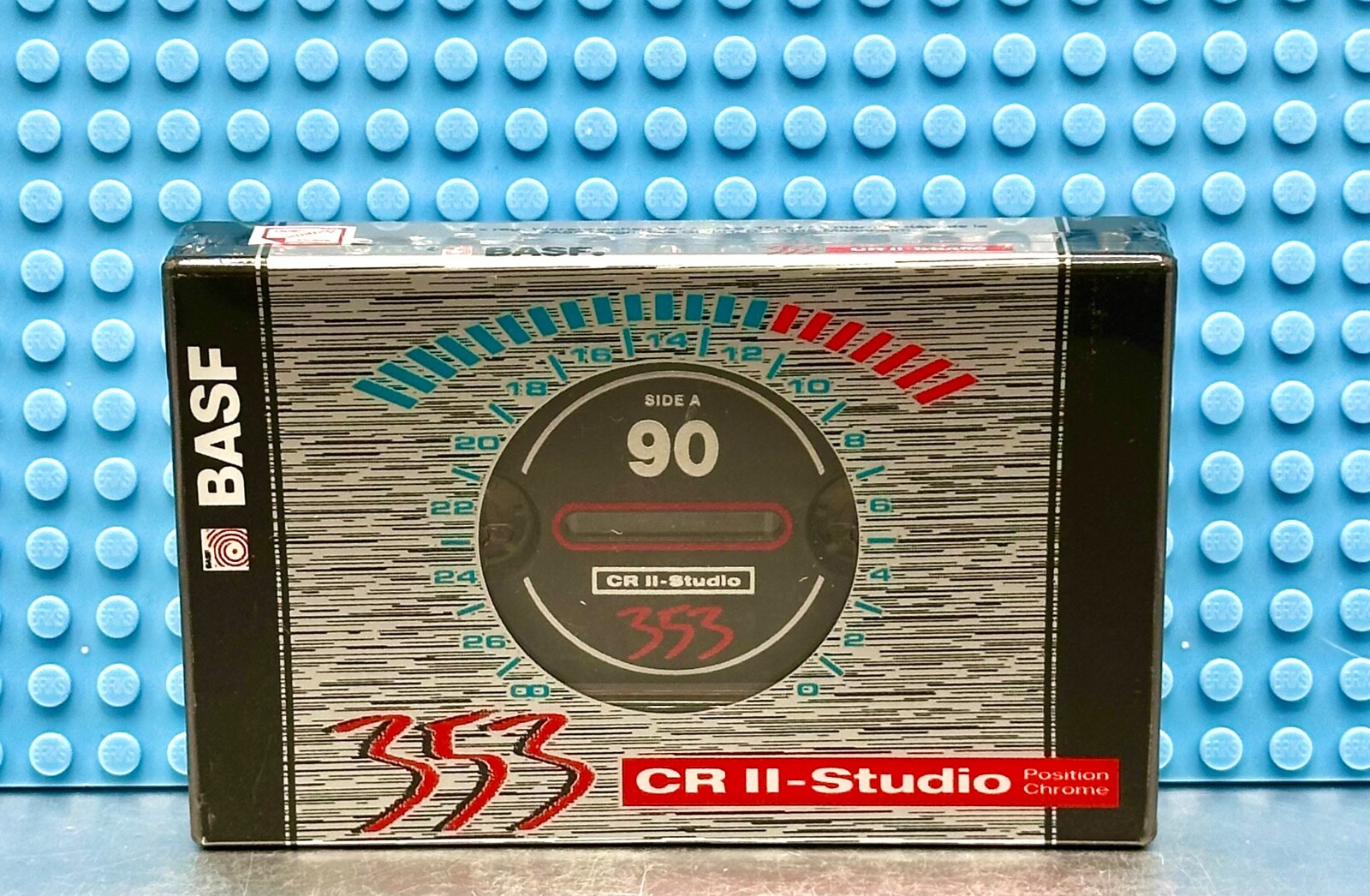 BASF  353  CR II STUDIO  90  1994  TYPE II  BLANK CASSETTE TAPE   (1)  (SEALED)