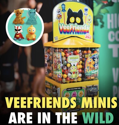 BULK VeeFriends Vending Machine Minis (Lots Of 10) Season 1 & 2 Random Unopened