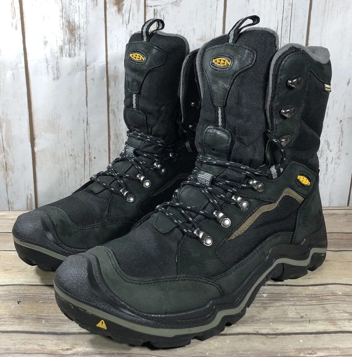 KEEN Durand Polar Shell Waterproof Boots Mens Size 10 Outdoors Hiking Trail