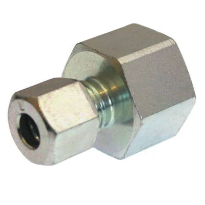 Gerade Verschraubung 1/2" x 8mm Rohr für Gasherde Kochfelde Schneidring Flüssig