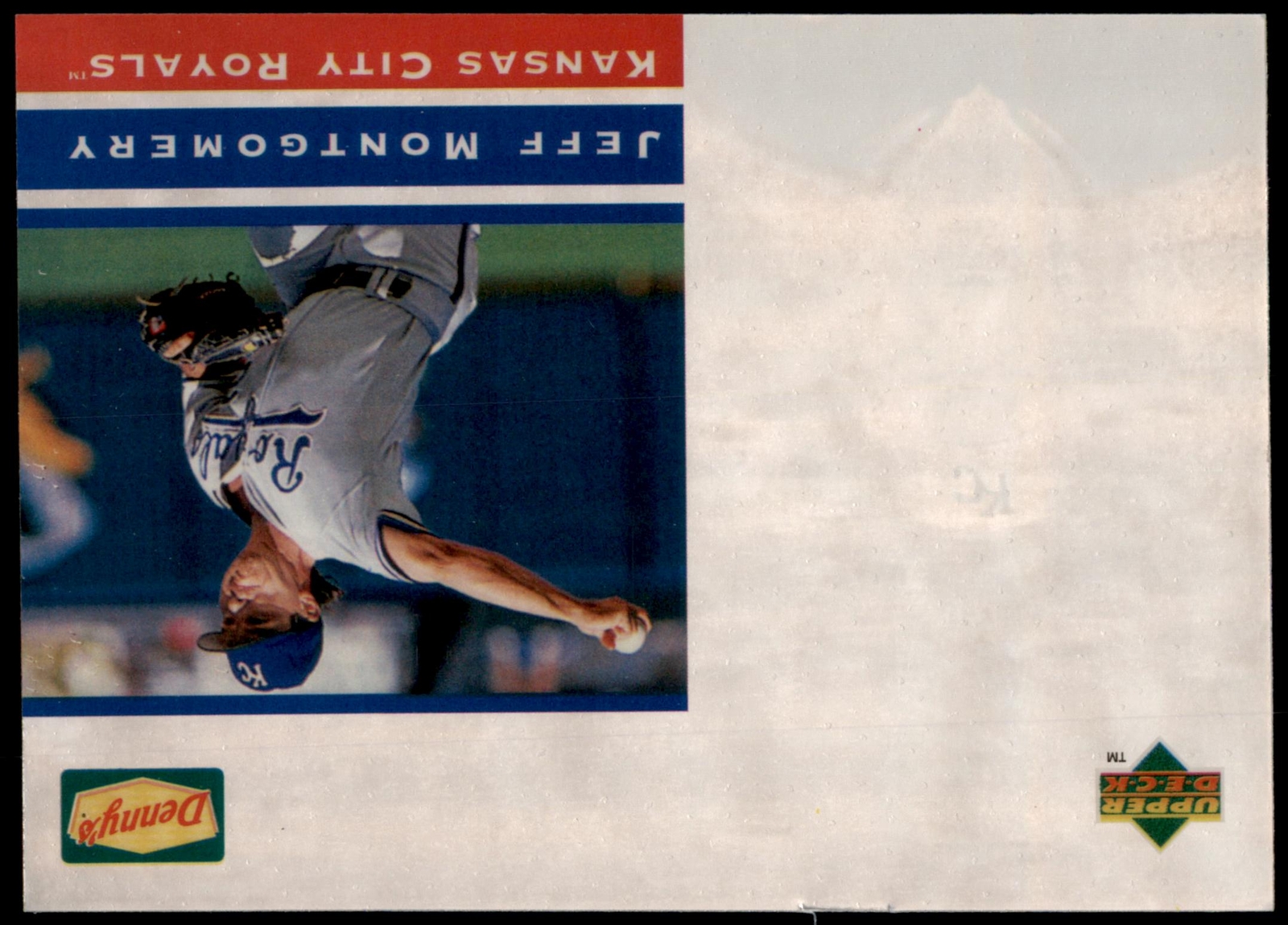 Jeff Montgomery #18 1995 Upper Deck Denny's Holograms