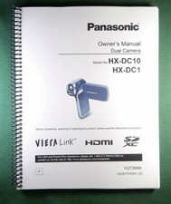 Panasonic HX-DC10 / HX-DC1 Instruction Manual: Coil Bound  206 Pages 