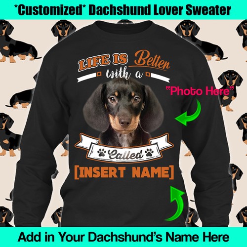 wiener dog sweater