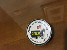 Dated 2018 Masters Golf LOGO CLIP MAGNET from AUGUSTA NATIONAL - Ships Fast