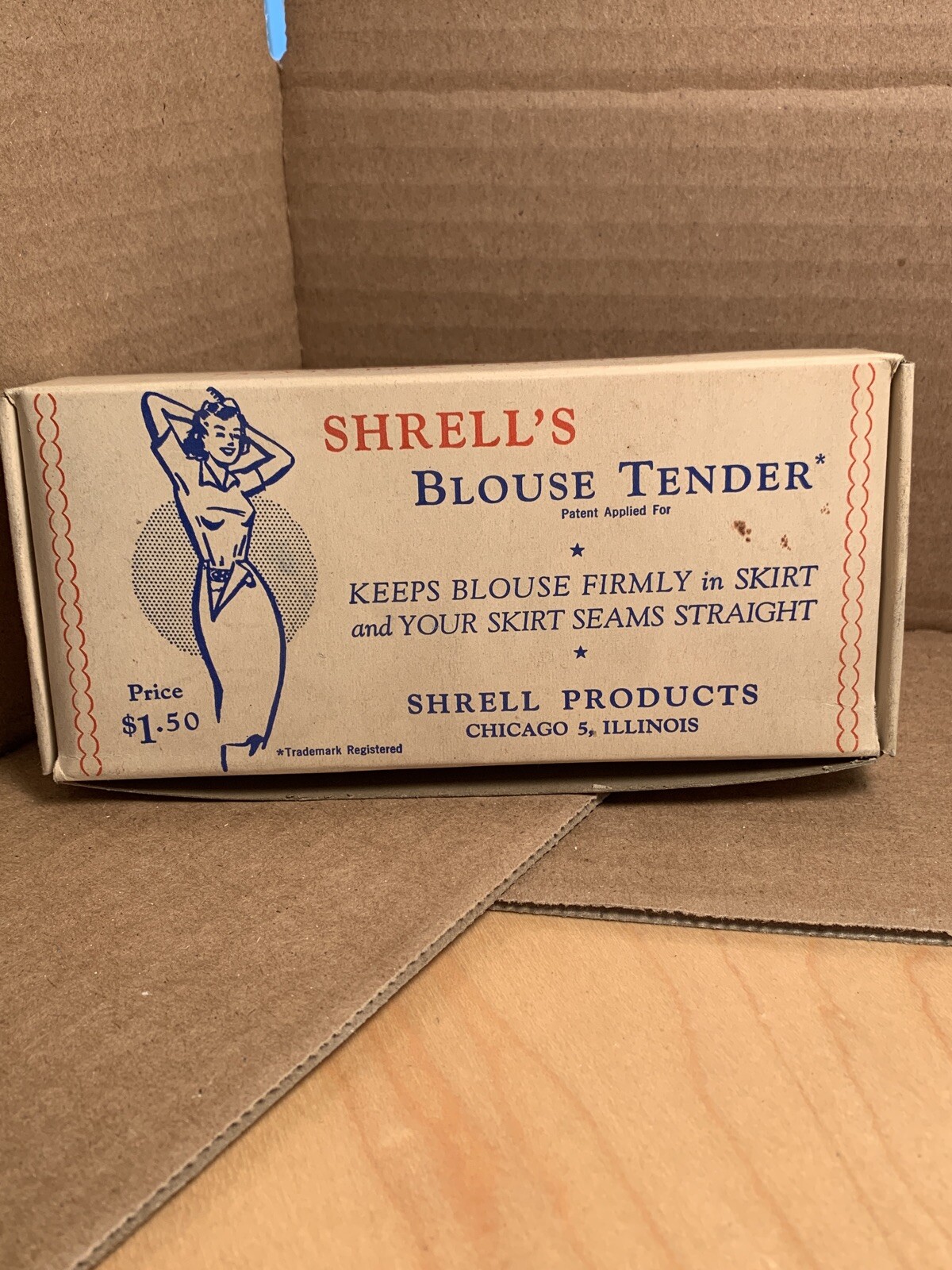 Vintage SHRELL'S Blouse Tender Box CHICAGO ILLINOIS | eBay