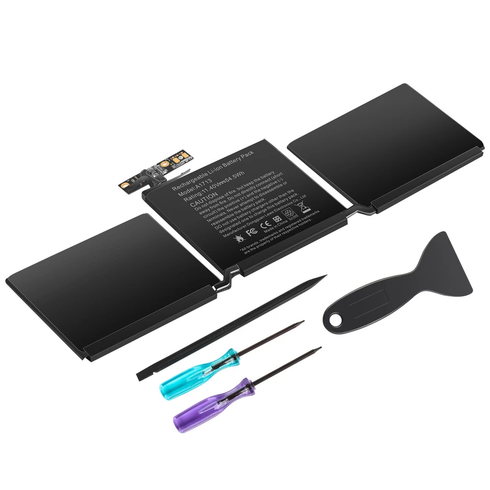 LOT A1708 A1713 Battery for MacBook Pro 13 inch Late 2016 Mid 2017 EMC 2978 3164 - Image 2 of 4