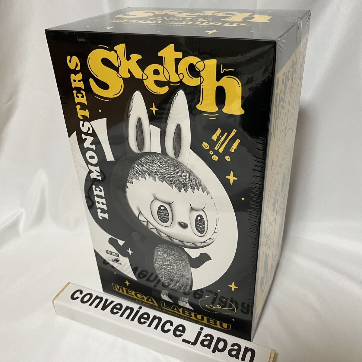 POP MART THE MONSTERS MEGA LABUBU 400% Sketch popmart Action POP MART THE MONSTERS MEGA LABUBU 400% Sketch popmart Action