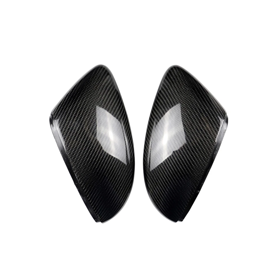 1 par de cubiertas de espejo retrovisor de fibra de carbono real para VW Golf GTI MK6 2009-2013 Foto 2 de 4
