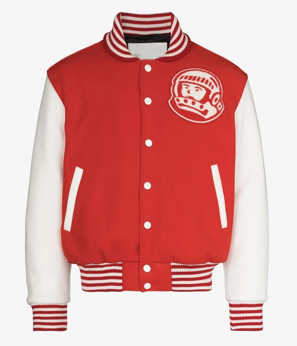 Billionaire Boys Club ダウンジャケット 赤 Billionaire Boys Club Red & White Varsity Jacket | eBay UK
