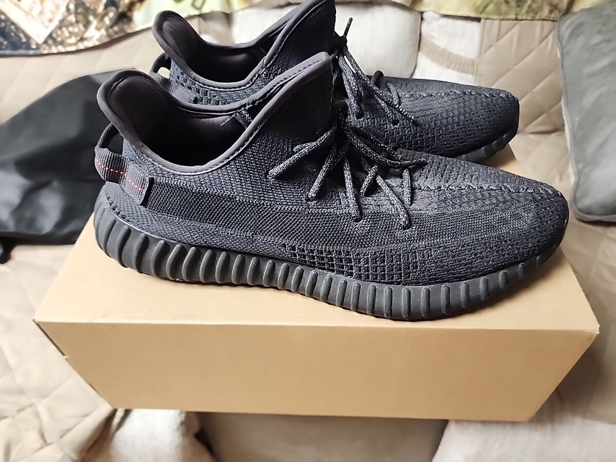 SIZE 14.5 Adidas Yeezy Boost 350 V2 Static Black Non SIZE 14.5 Adidas Yeezy Boost 350 V2 Static Black Non