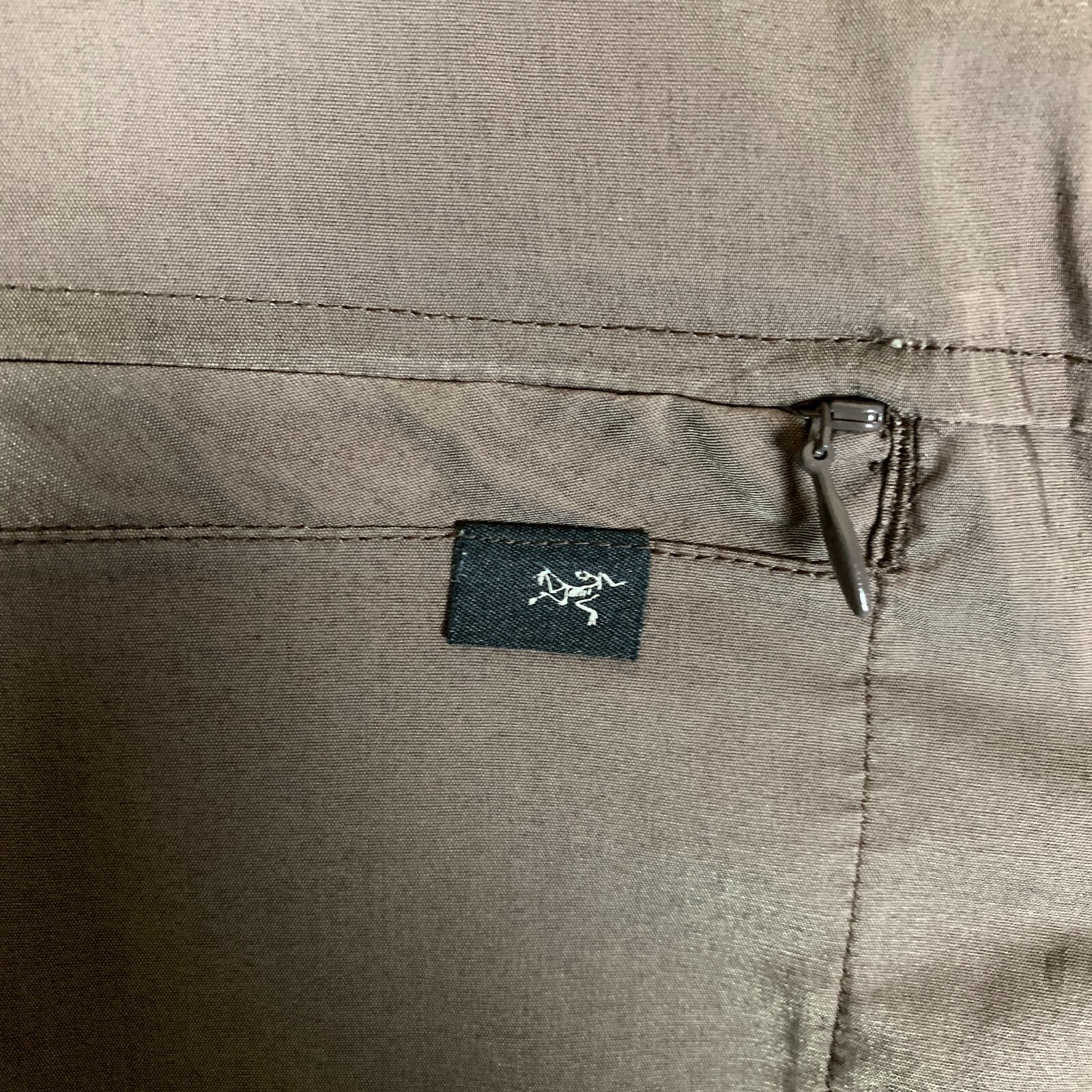 Arc'teryx Frontera Camicia Uomo Small S Marrone Manica Corta Viaggio Tasca Gorpcore