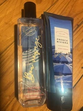Bath & Body Works 1 X FRANCAISE FRENCH RIVIERA 8 oz. FRAGRANCE MIST & BODY CREAM