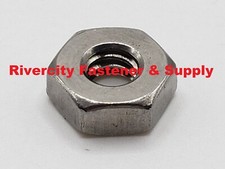 (250) 1/4-20 Stainless Coarse Thread Heavy Hex jam Nuts 1/4x20 UNC 1/4" x 20 Nut