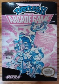 Vintage Teenage Mutant Ninja Turtles II: Arcade Game Nintendo NES CIB 