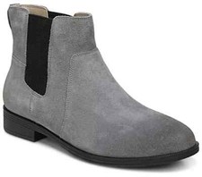 Vionic Water Repellent Suede Chelsea Boots-Alana-Charcoal-6M MSRP 153 A453608