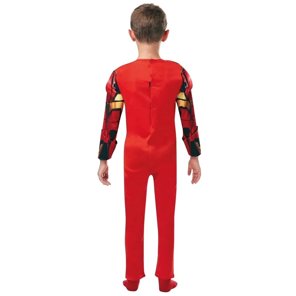 Fantasia infantil acolchoada luxo Homem de Ferro Vingadores Tony Stark cosplay Rubie's 640830 - Imagem 3 de 4