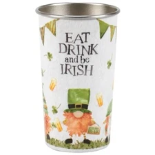 Primitives by Kathy Eat Drink and Be Irish Tumbler St Patrick’s Day Lucky 20 oz
