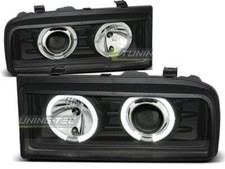 Scheinwerfer Paar VW Corrado 88-95 Angel Eyes schwarz