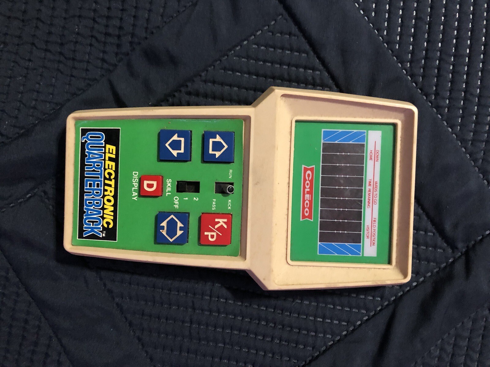 Vintage Coleco Electronic Quarterback Football Game 1978 Tested and