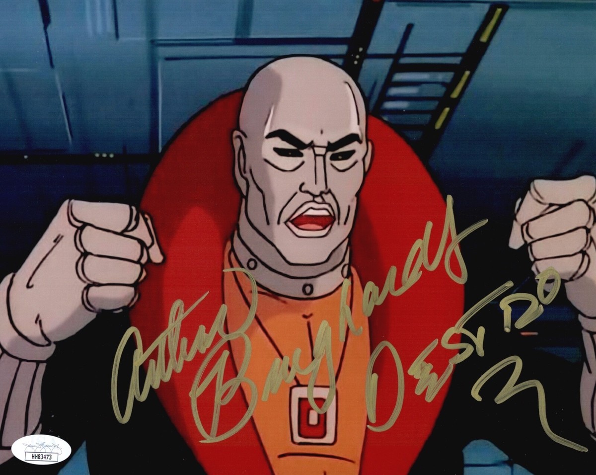 ARTHUR BURGHARDT Signed DESTRO G.I. Joe 8x10 Photo Autograph JSA
