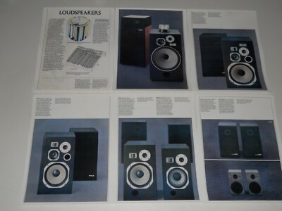 Pioneer Loudspeaker HPM-150, HPM-110, 70 Brochure '80 pg+Specs
