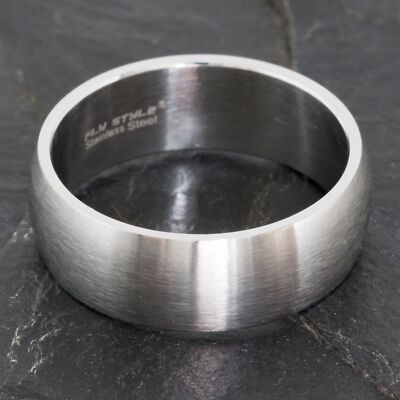 Band Ring Edelstahl Damenring Herrenring Daumenring Partnerringe Edelstahlring