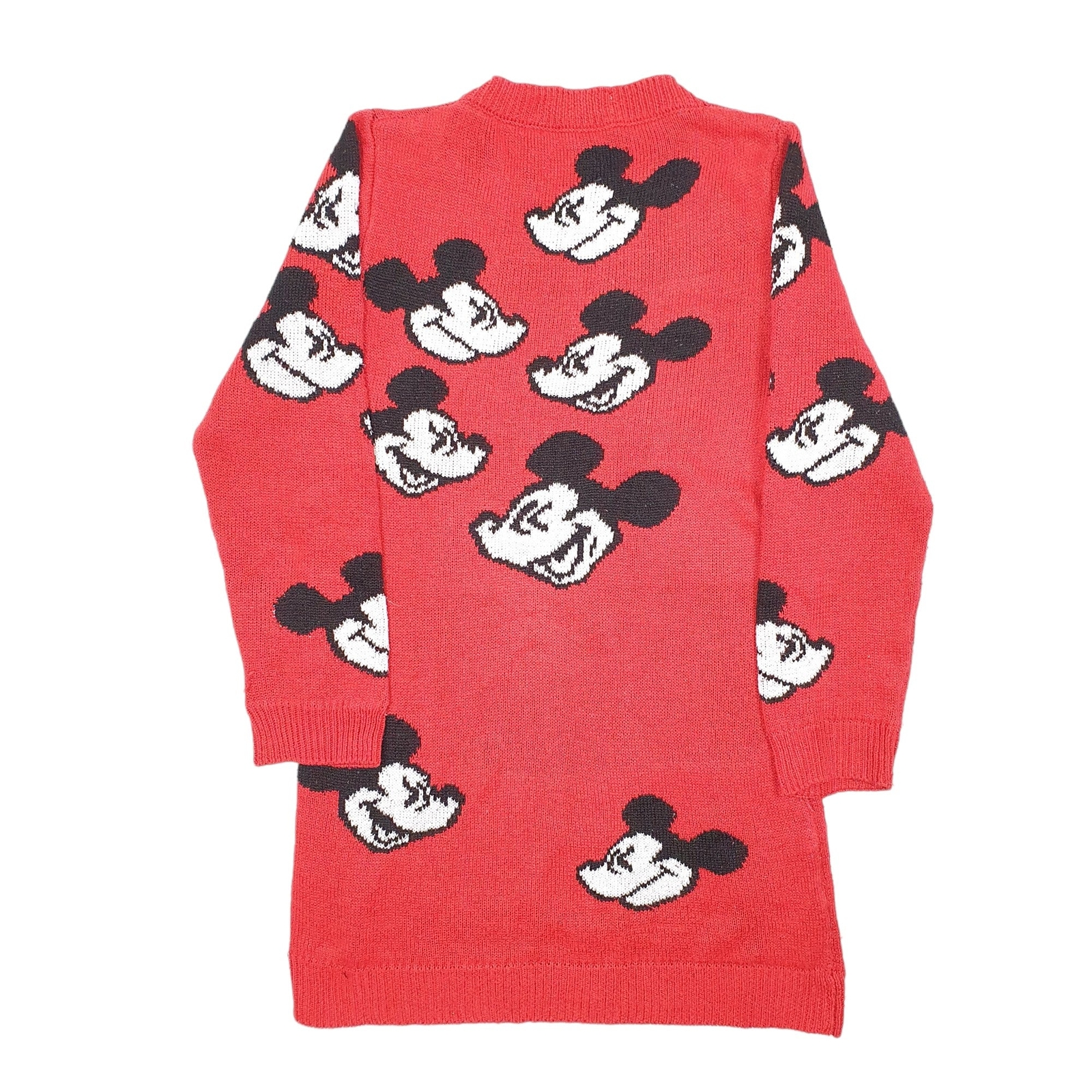DISNEY Crewneck Knit Mickey Mouse Jumper Sweatshirt Womens XS image 3