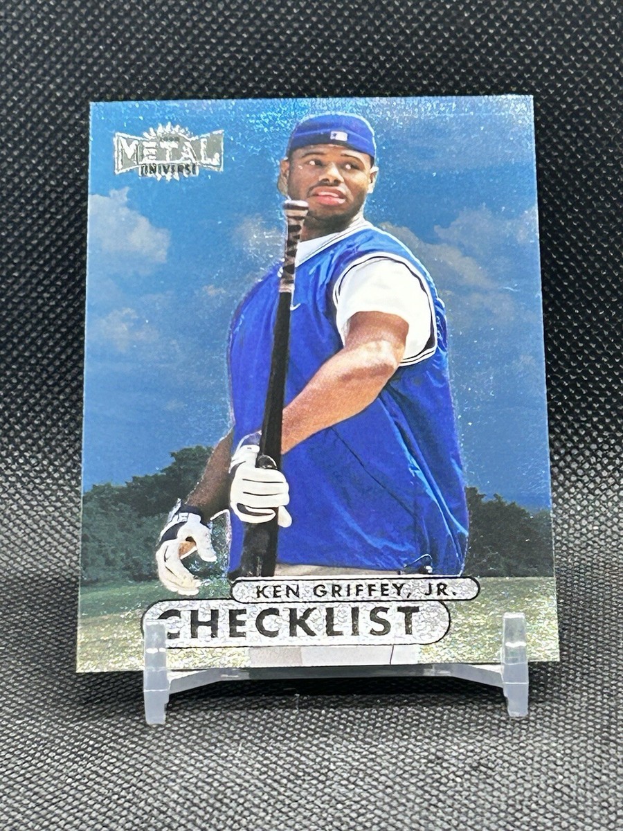 1998 Metal Universe Ken Griffey Jr. Checklist Card #218 Seattle