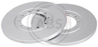 2X A.B.S. 17787 Bremsscheibe Hinten FüR Ford
