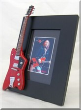 TOM PETTY Miniature Guitar Frame Heartbreakers Gretsch Jupiter