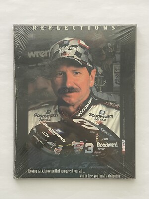 1998 Sports Quest Racing Dale Earnhardt Car Souvenir Photo Plaque  REFLECTIONS''