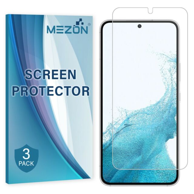 [3 Pack] Samsung Galaxy S22 5G Premium Clear Screen Protector Film by MEZON