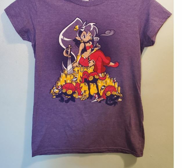 Shantae Pirates Gold Purple T-Shirt Ladies and Unisex Styles New 