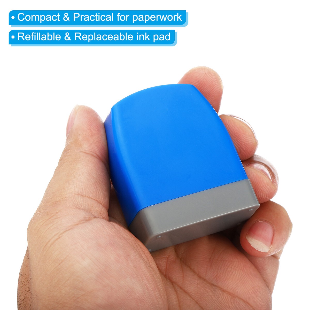 1 Pc PAID Pre-Inked Rubber Stamp Business Office Store Work Self Inking Red Ink