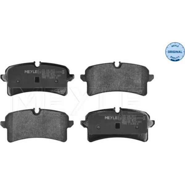 Meyle 025 246 4317 Bremsbelagsatz FüR Audi Porsche A7 A6 C7 A8 D4 Macan 4GA 4GF-image