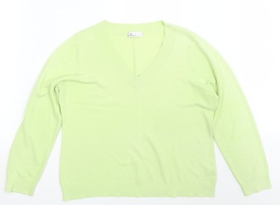BHS Damen Pullover Sweatshirt grün Größe 20