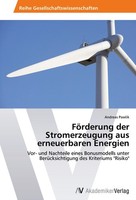 FöRderung Der Stromerzeugung Aus Erneuerbaren Energien Andreas Pawlik