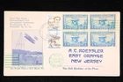 US COVER CIVIL AERONAUTICS WRIGHT BROTHERS FDC TIME TRAVEL COMBO ROESSLER
