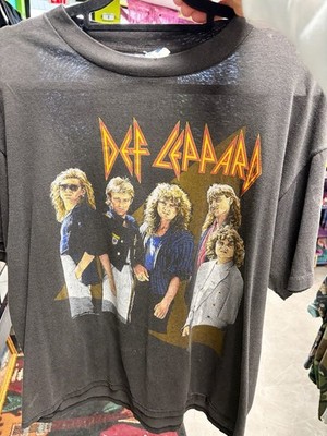True Vintage 1987 Def Leppard Hysteria Tour T-Shirt XL Single